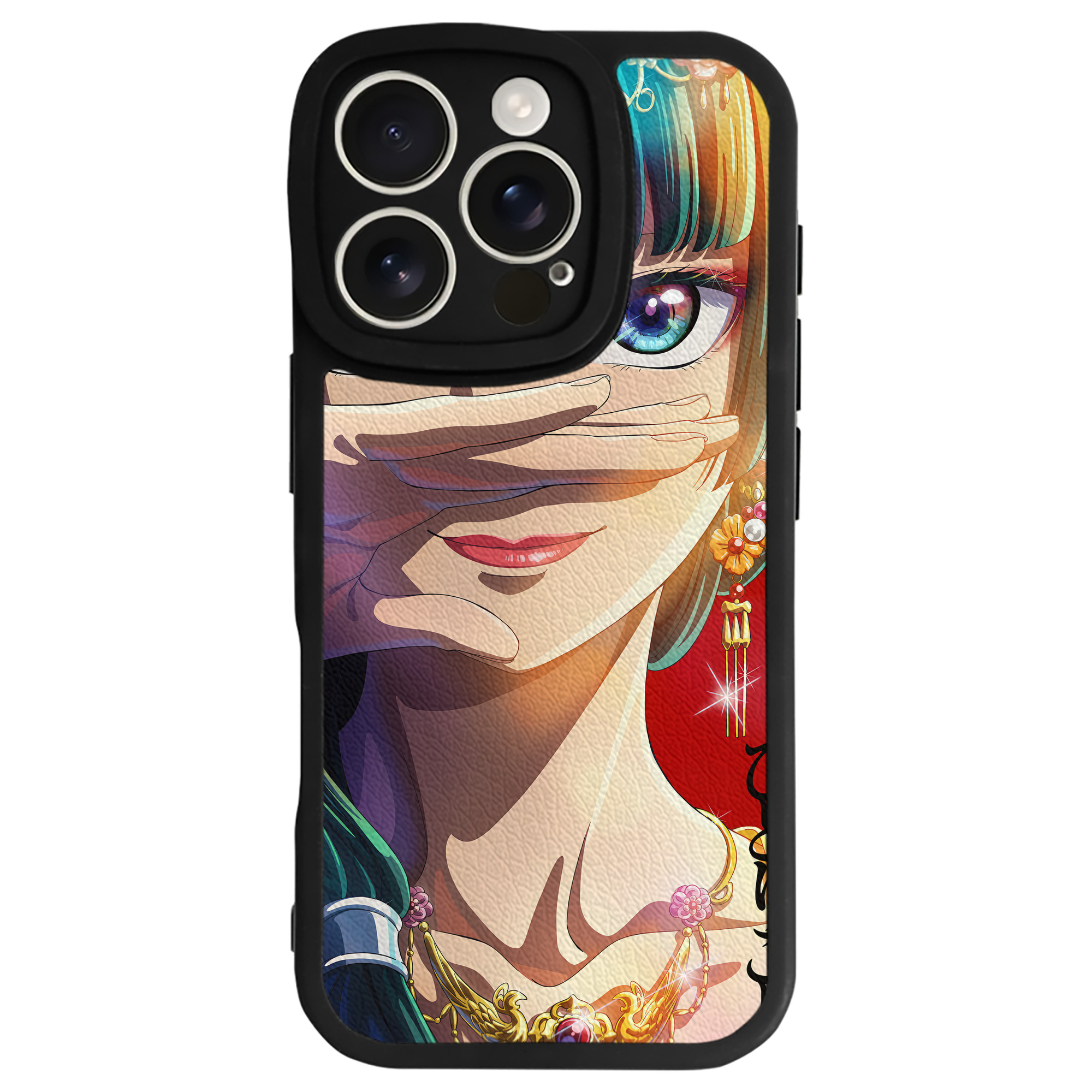（画像用） 薬屋のひとりごと The Apothecary Diaries 【iPhone 16シリーズ対応】シリコンスマホケース（レザー調） 材質：シリコン